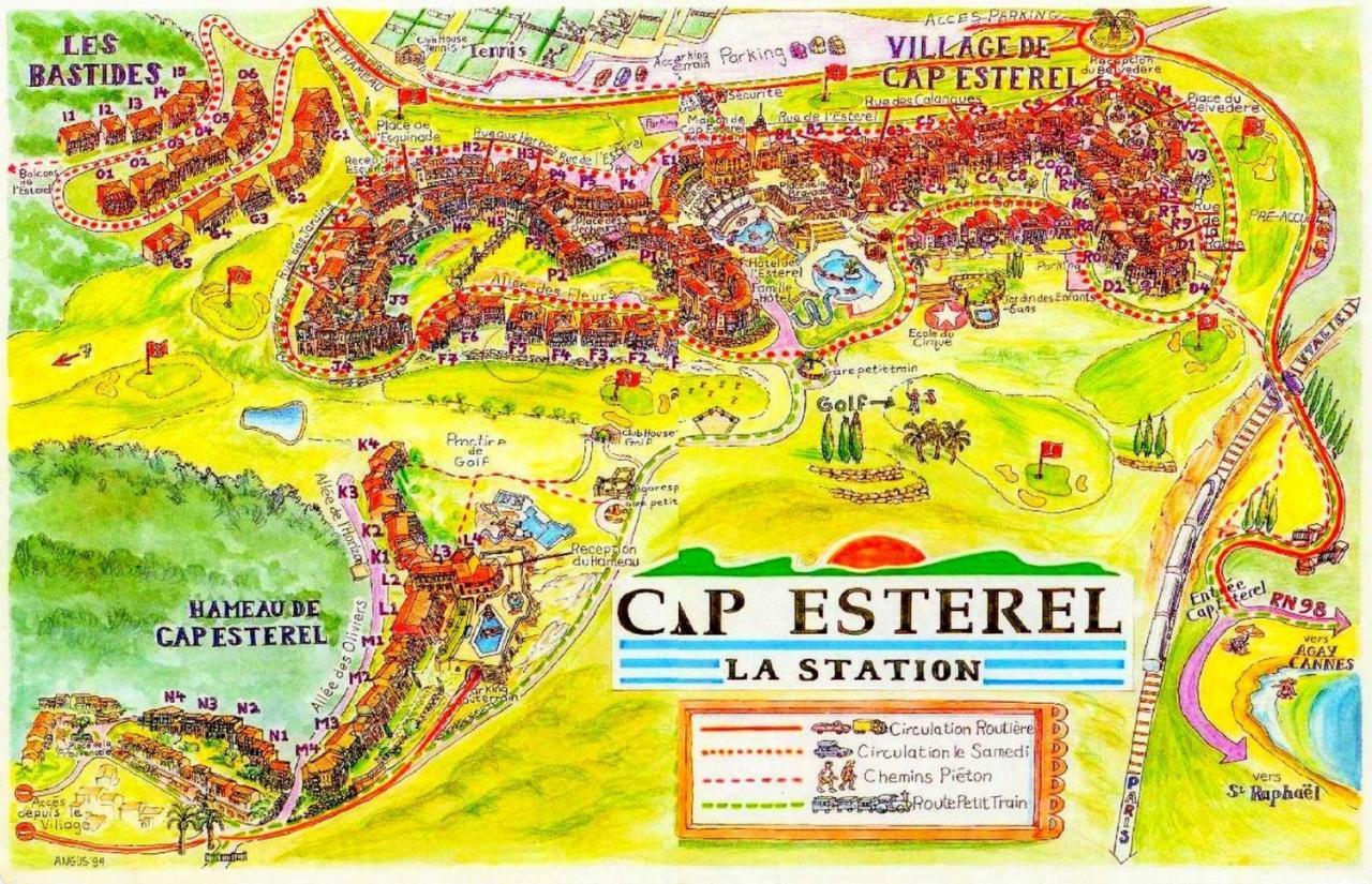 Huuummm C'Est La ! Beau T2 Cap Esterel Village Avec Clim ! Сен-Рафаель Екстер'єр фото